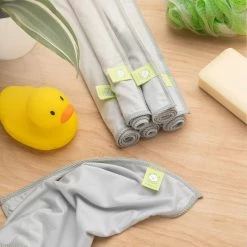BargainJunkie KeaBabies Active+ Bamboo Washcloths, 6 Pack
