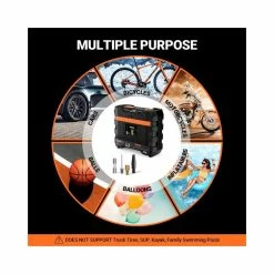 BargainJunkie Tack Life Tire Inflator Air Compressor 12V DC New