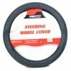BargainJunkie Tools & Auto PowerXT Steering Wheel Cover, Grey Faux Suede
