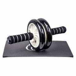 BargainJunkie 2-in-1 AB Roller And Knee Mat
