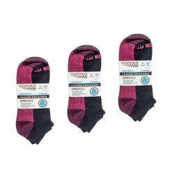 BargainJunkie New Copper Fit Women's Cooling Ankle Socks, 6 Pairs
