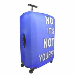 BargainJunkie Travel Club 24” EZ-ID Luggage Cover - “No, It’s NOT Yours!”