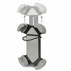 BargainJunkie Universal Smart Phone Bike Handlebar Mount For 3.5-5.5" Phones, Gray