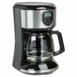 BargainJunkie Black + Decker 12 Cup Black And Stainless Steel Basket Coffee Maker, Refurbished New