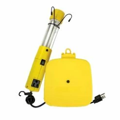 BargainJunkie New Prime 13W Compact Fluorescent Work Light With 20ft Retractable Cord Reel