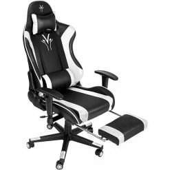 BargainJunkie Onsun E-Sport Gaming Chair With Foot Rest New