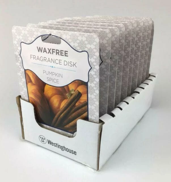 BargainJunkie New 10-Pack Westinghouse Wax Free Fragrance Disk, Pumpkin Spice