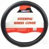 BargainJunkie PowerXT Steering Wheel Cover, Textured Black Faux Leather Tools & Auto