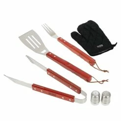 BargainJunkie Wolfgang Puck BBQ Utensil Set With Apron New