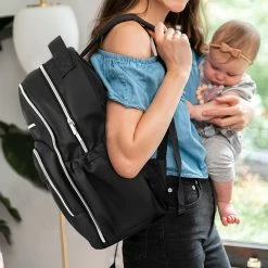 BargainJunkie New KeaBabies Large Waterproof Diaper Bag Backpack