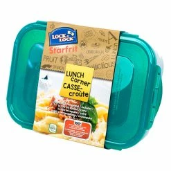 BargainJunkie Starfrit Lock & Lock 6 PC Lunch Kit With Color Lids, Blue Just 5 Bucks