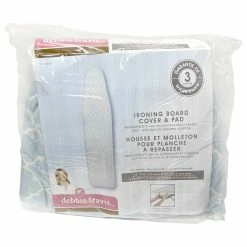 BargainJunkie New Debbie Travis 14 X 54 Inch Ironing Board Cover And Pad, Blue Link