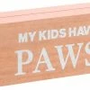 BargainJunkie My Kids Have Paws Photo Display Block