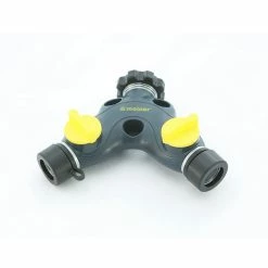 BargainJunkie Melnor 15244 Metal 2 Way Hose Valve New