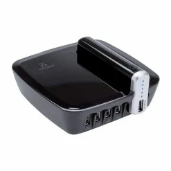BargainJunkie Atomi Boost Station 4 Port Charge Hub With Detachable Battery Bank