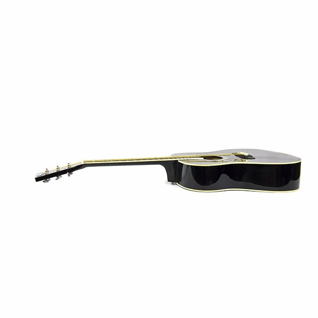 BargainJunkie Lifestyle Girard Acoustic Guitar, Black
