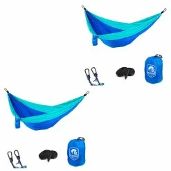 BargainJunkie Trappers Peak Portable Hammock With Carrying Bag, 2 Pack New