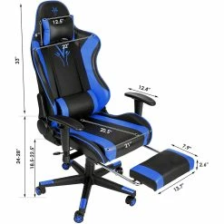 BargainJunkie Onsun E-Sport Gaming Chair With Foot Rest New